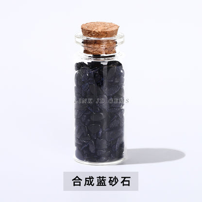 Crystal gravel wishing bottle jade agate gravel