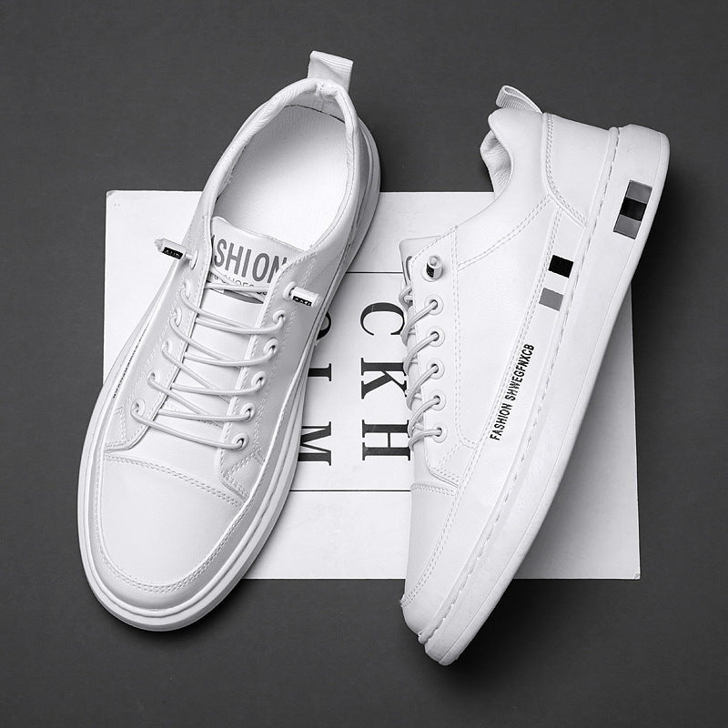 Trendy Casual Leather Sneakers