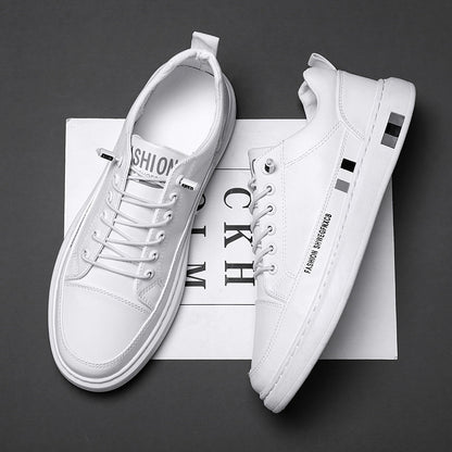 Trendy Casual Leather Sneakers