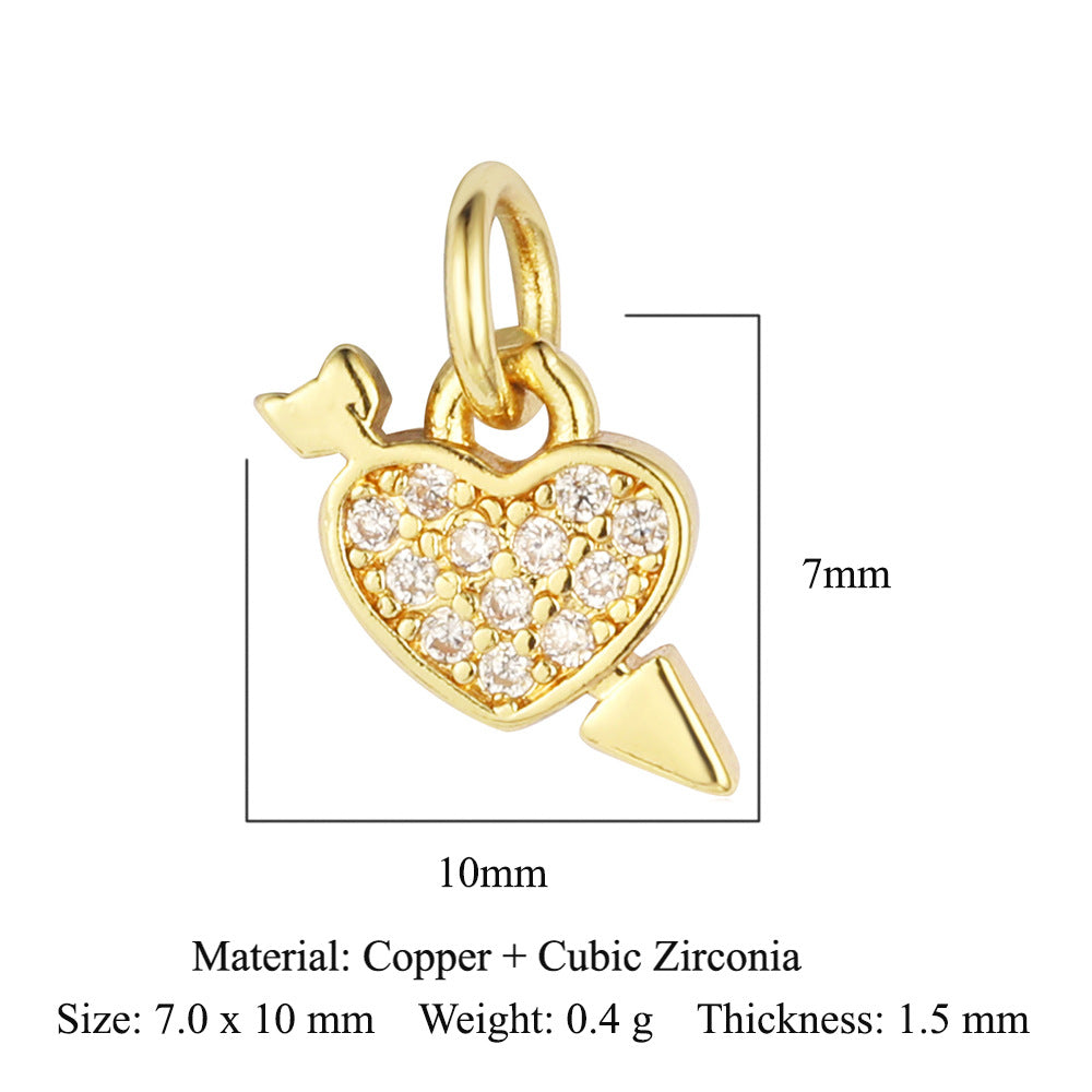 Zircon Sun Star Moon Bee Butterfly Pendant