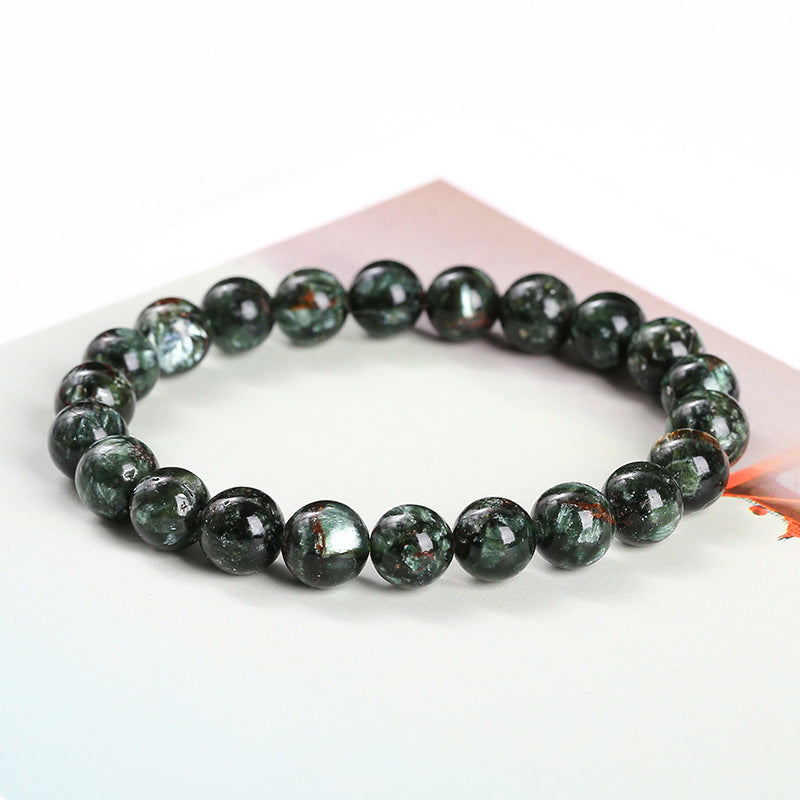 8A Natural Green Dragon Crystal Bracelet