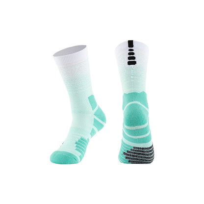 Mid-Calf Basketball Socks Thick Towel Bottom