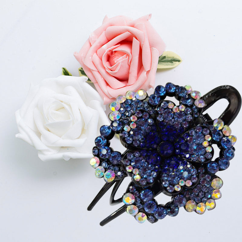 Flower rhinestone flower hair accessories