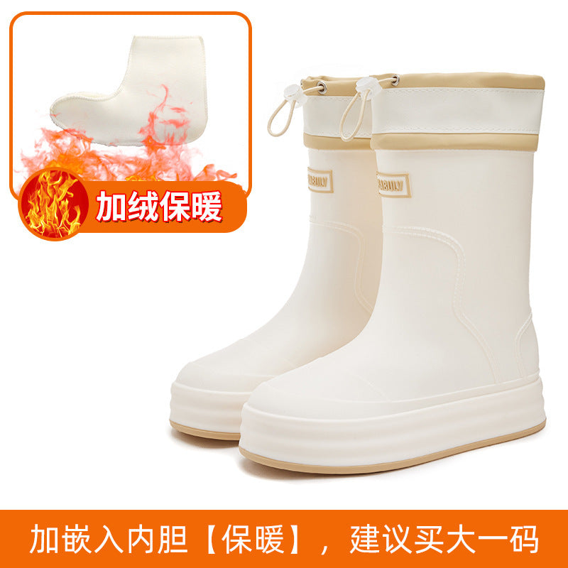 thick-soled medium tube water shoes