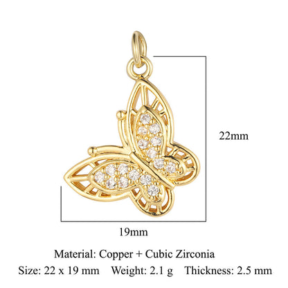 Hummingbird cat snake copper zircon necklace bracelet pendant