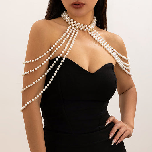 Pearl Bikini Chain Body Chain