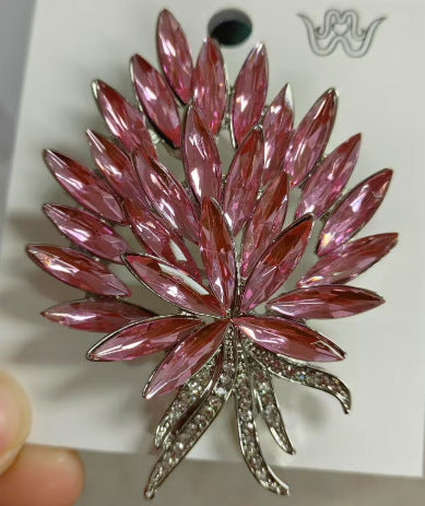 Crystal Wheat Brooch Female