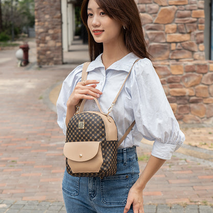 Korean version backpack, women's bag.