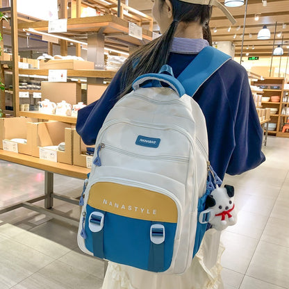 Mochila de descompresión con protección de columna vertebral de gran capacidad para estudiantes 