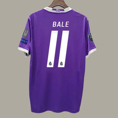 16-17 Real Purple Away Ronaldo Benzema Ramos Retro Jersey