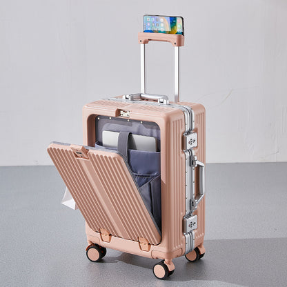 Aluminum frame suitcase 24 inch anti-drop