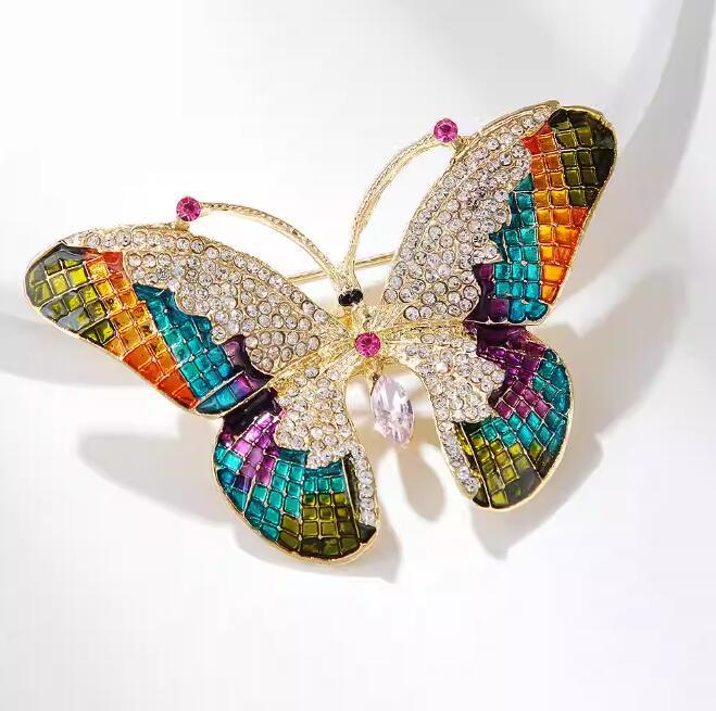 Colorful Butterfly Brooch