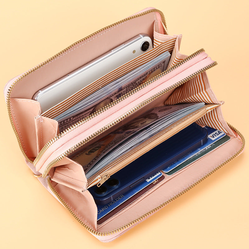 Women's long wallet card bag