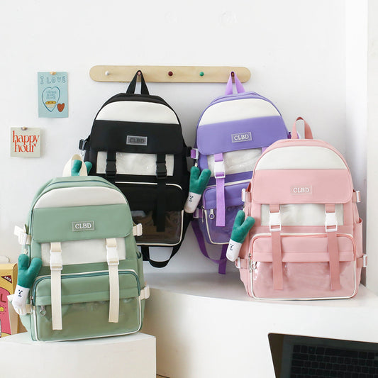 3-piece student school bag, backpack