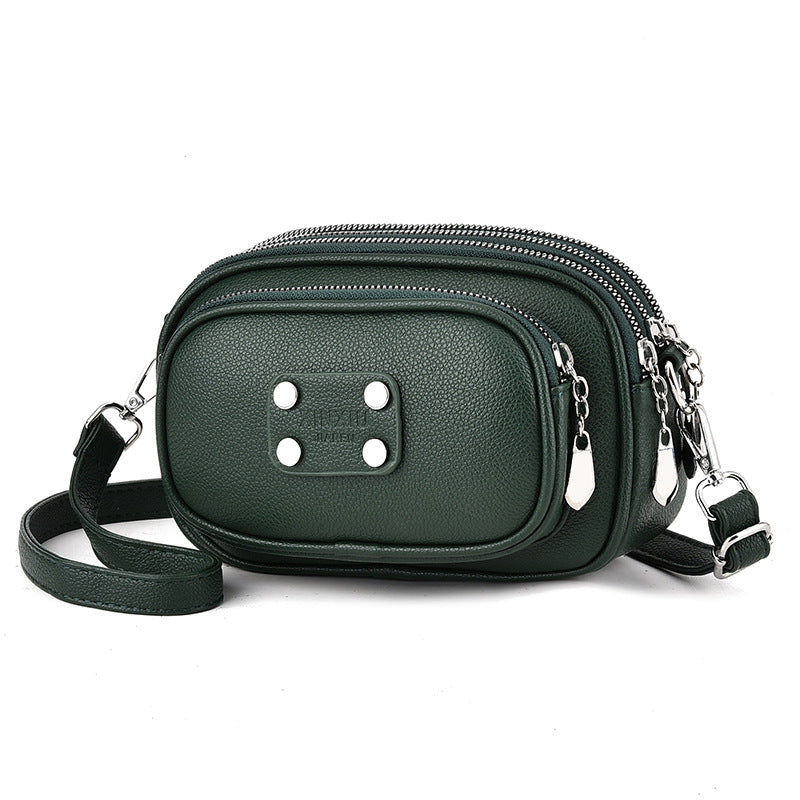 Mom bag soft leather messenger bag