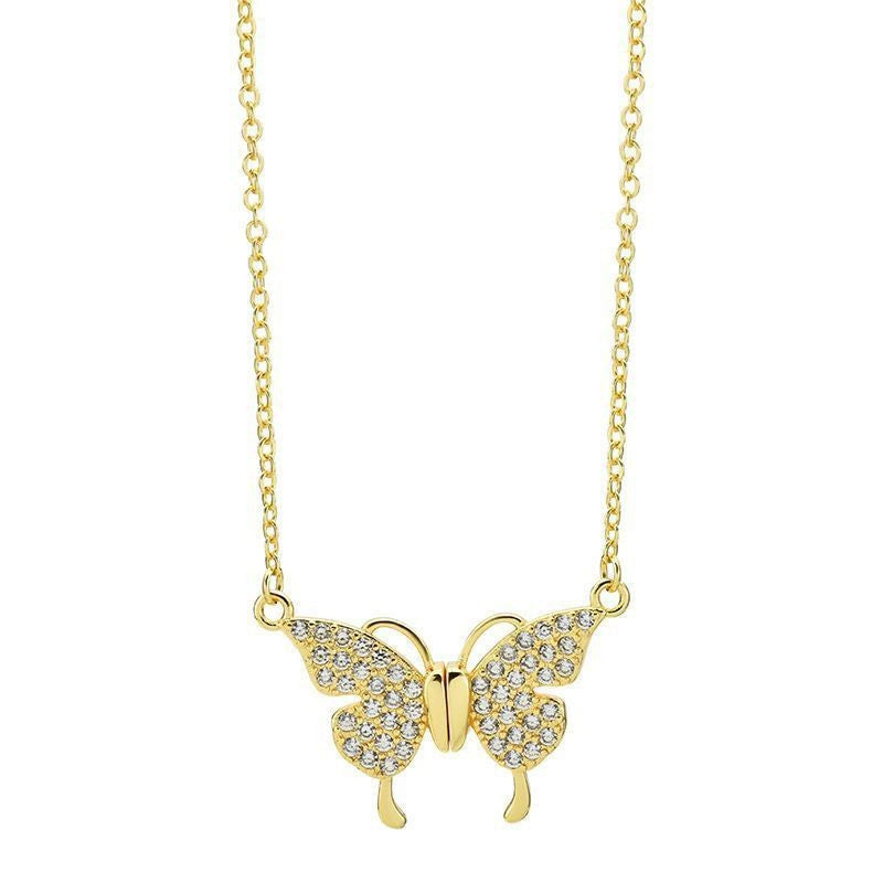 Magnetic butterfly necklace