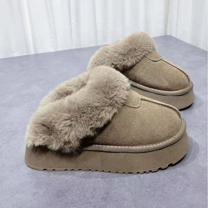 Mao Mao cotton slippers women's outer wear