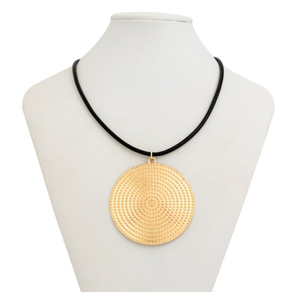 Simple metal retro necklace women's jewelry