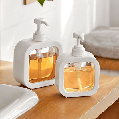 Bathroom Hand Soap Dispenser Bottle Plastic Push Bottle