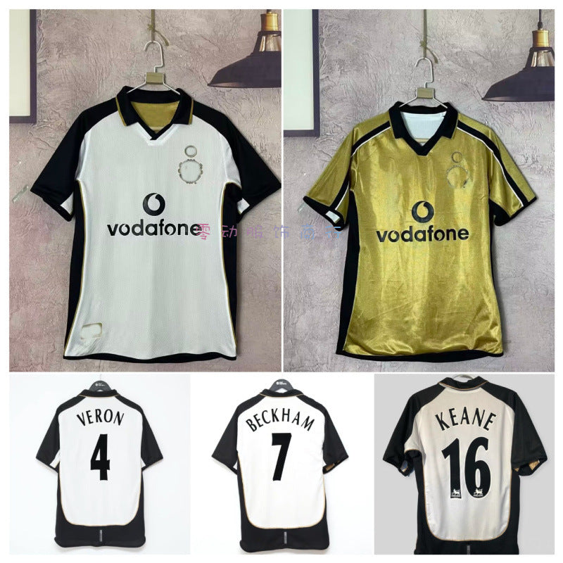 01-02 Reversible White-Gold 7 Beckham Centenary Jersey