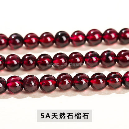 4Mm natural stone crystal agate small beads round beads