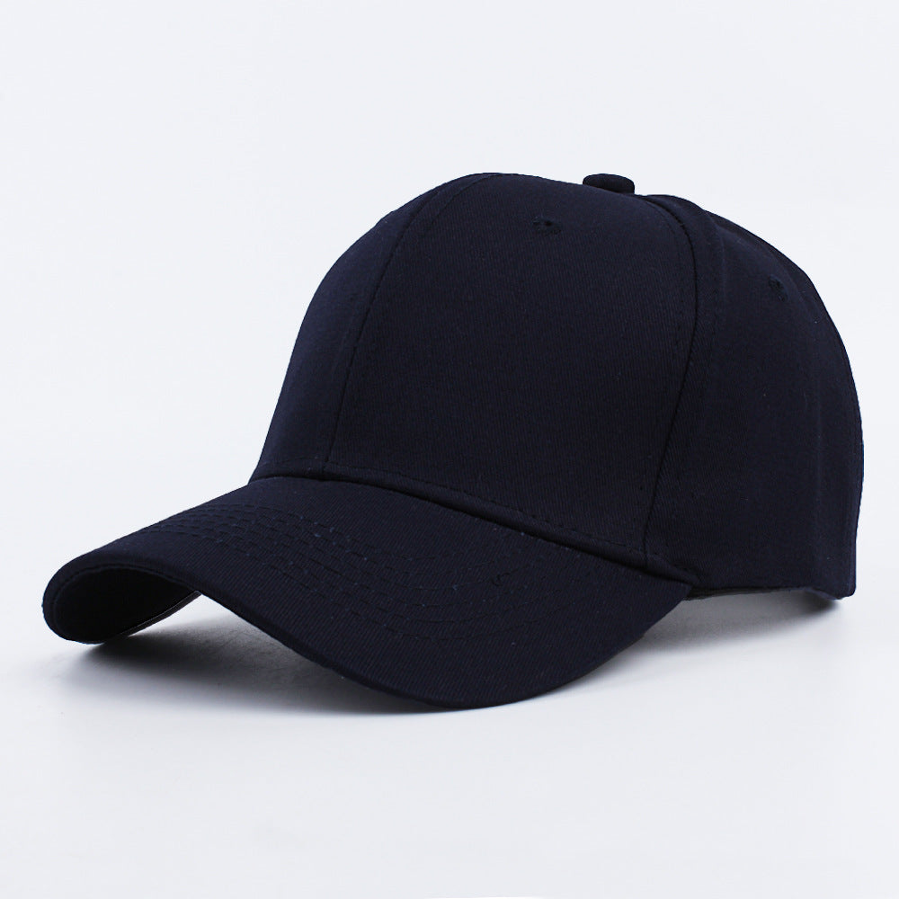 Cotton Hard-Brim Baseball Cap