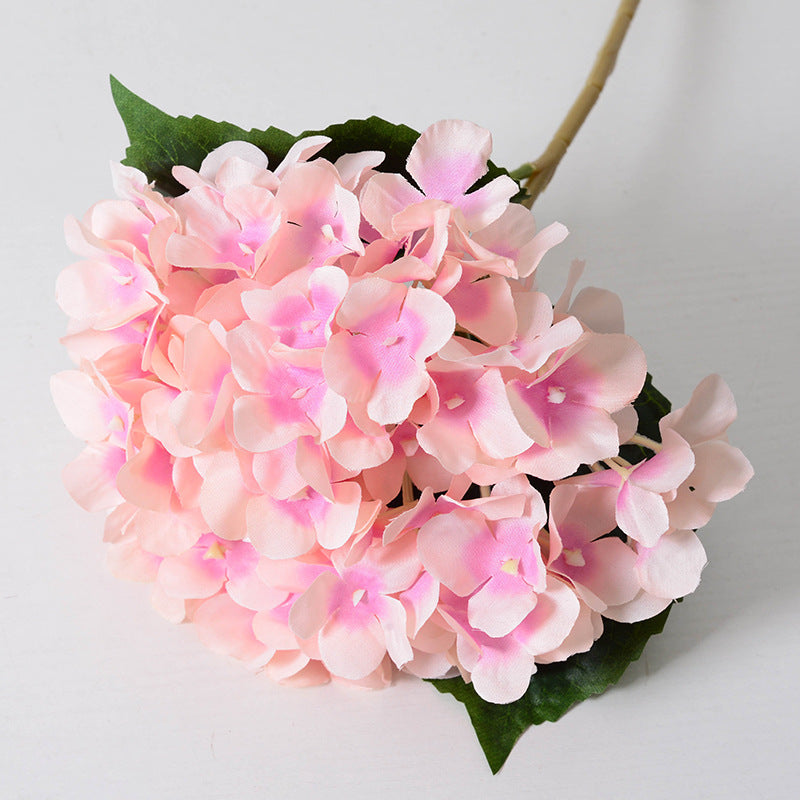 Artificial Hydrangea with Leaves Artificial Flowers Wholesale