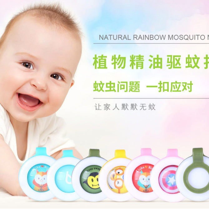 Plant Essential Oil Mosquito Repellent Wristband for Kids