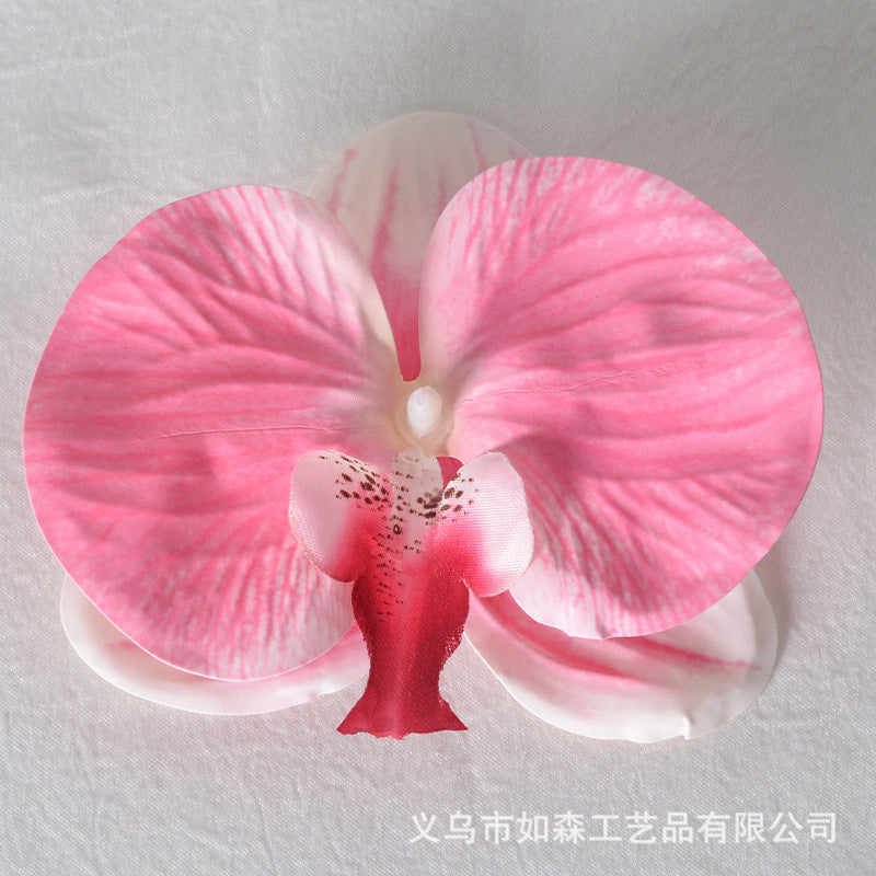 Simulation 3D lamination butterfly orchid flower head