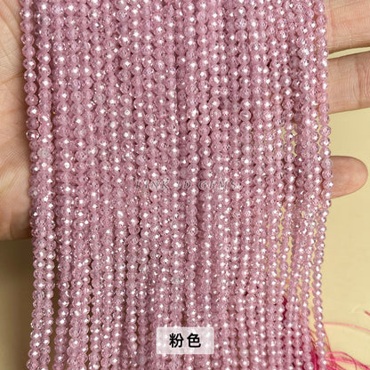 Slice zircon loose beads beads round beads