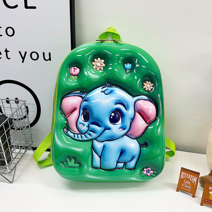 Cute eggshell bag kindergarten baby school bag