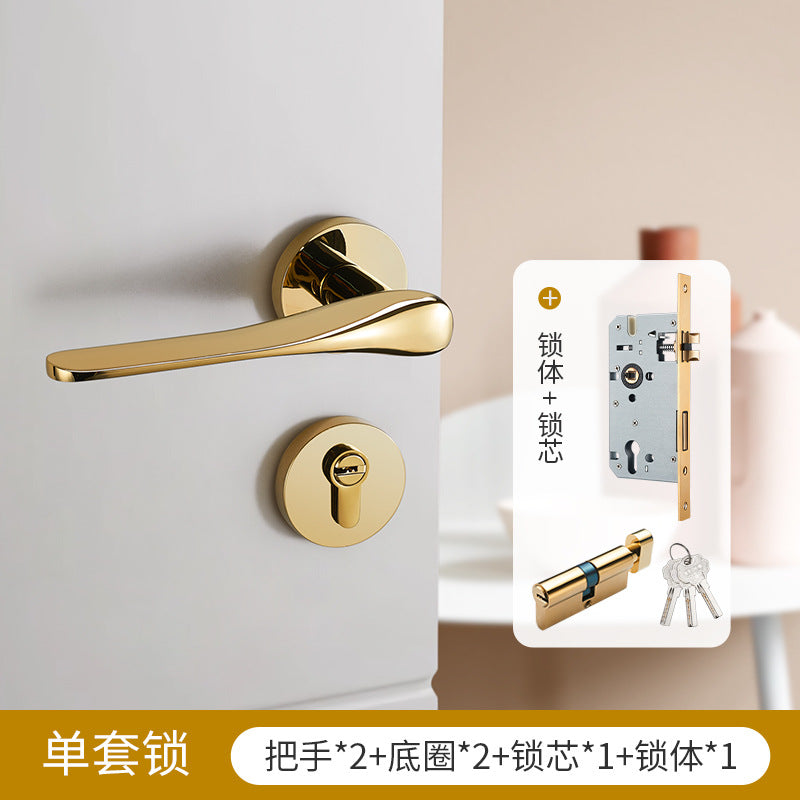 fashion Brass silent door lock