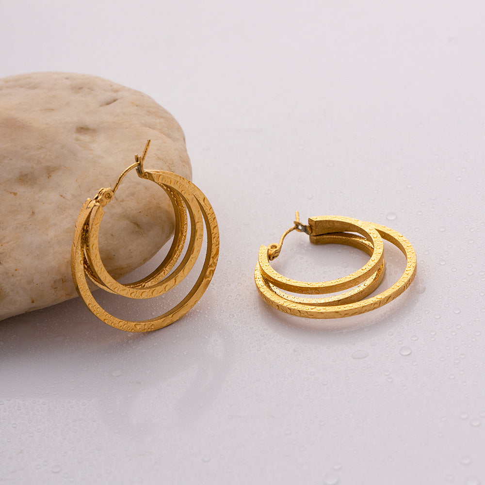 Double line earrings