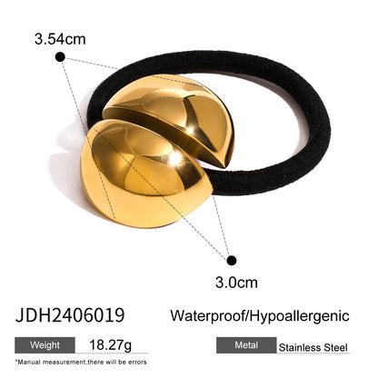 Gold Titanium Steel Hairband