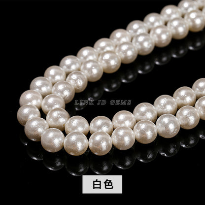 Pearl loose beads golden cotton shell beads DIY