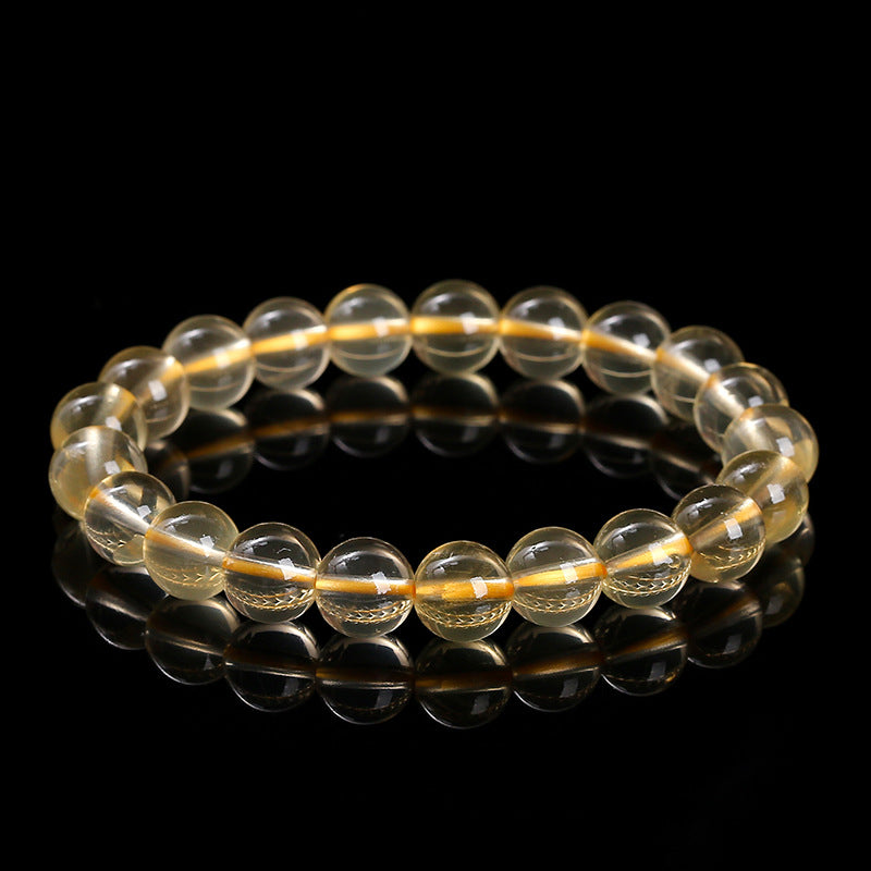 7A Natural Lemon Crystal Bracelet