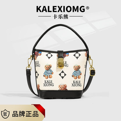 Printed Versatile Bucket Bag