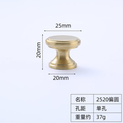 Drawer handle Brass long handle