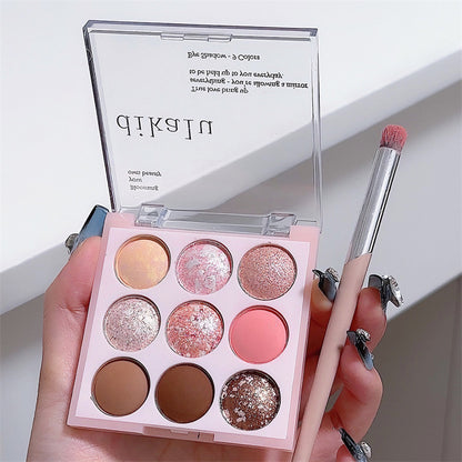 9-Color Eyeshadow & Blush Palette