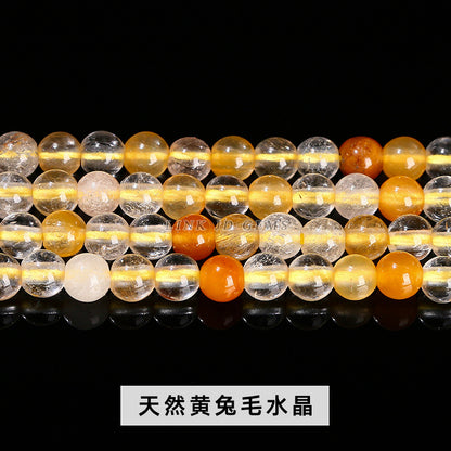 4Mm natural stone crystal agate small beads round beads