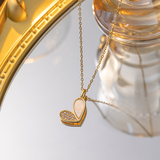 18K Gold Fritillary Love Necklace