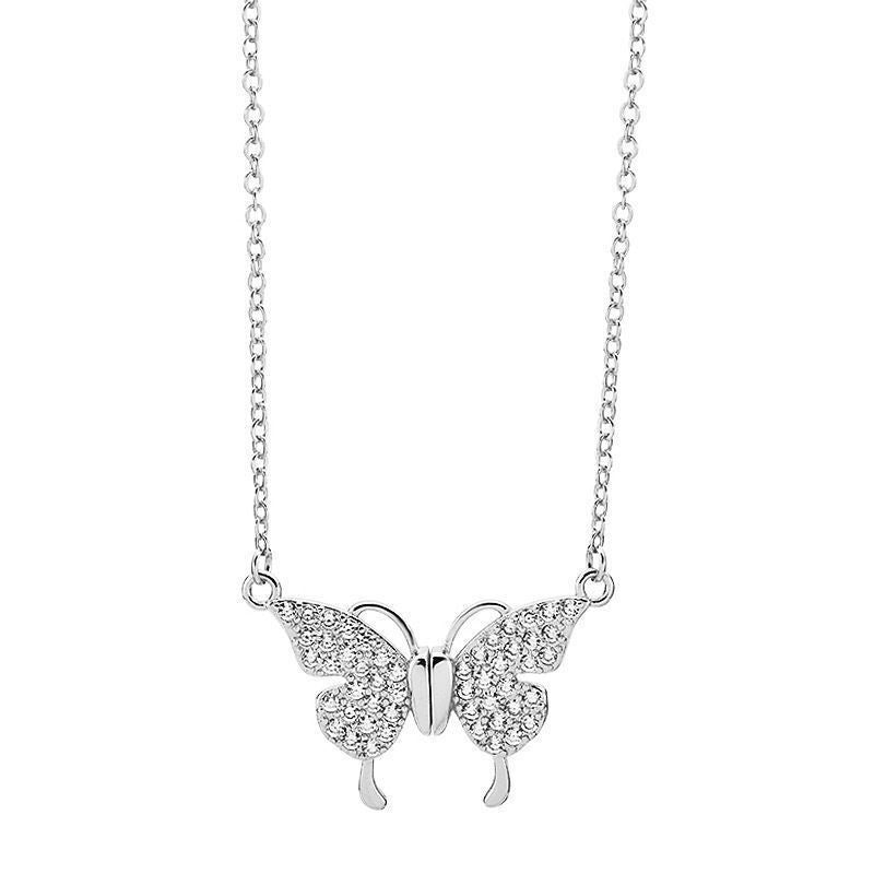 Magnetic butterfly necklace