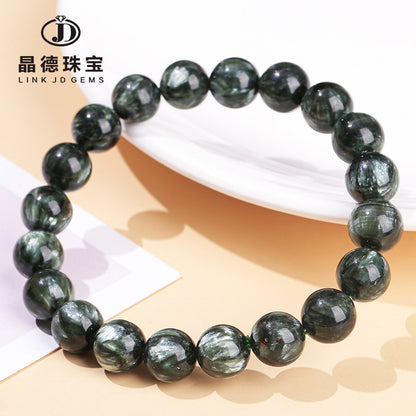 8A Natural Green Dragon Crystal Bracelet