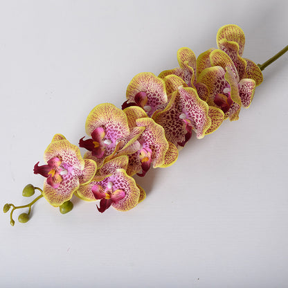 Single artificial flower 9-head Phalaenopsis orchid