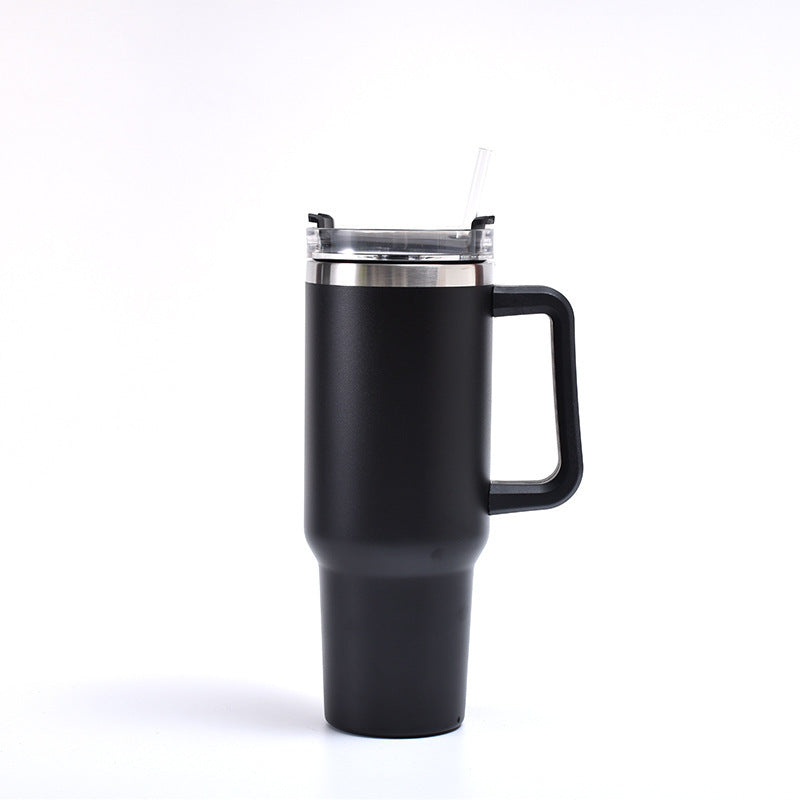 Double layer vacuum car handle cup