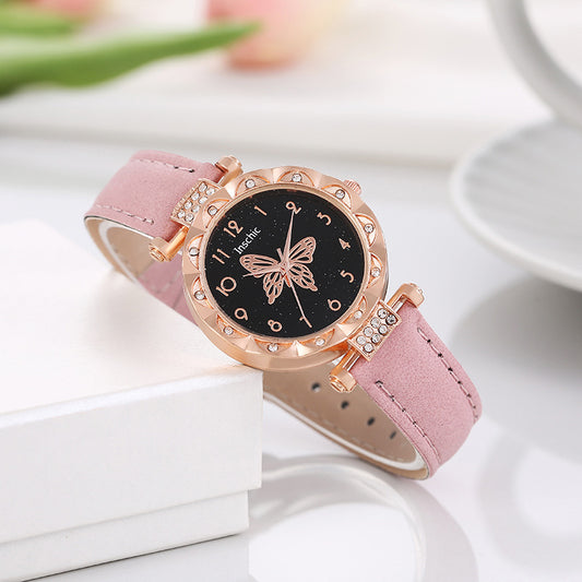 Butterfly Number Women's Watch