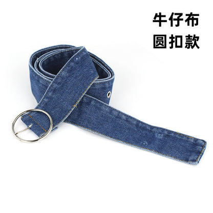 Belt denim fabric