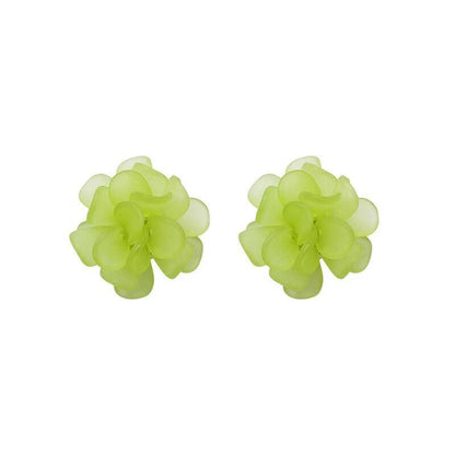 Sweet temperament flower stud earrings