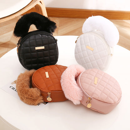 Niche fashion small round bag