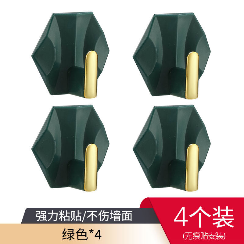 Geometric No-Drill Small Adhesive Hooks